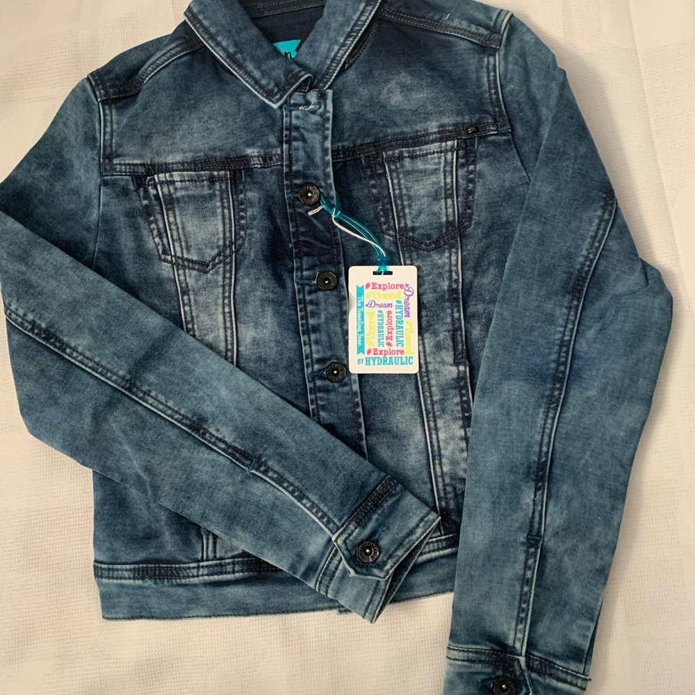 Stylish Blue Denim Kids Jacket